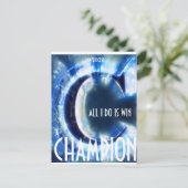 Carte Postale Un T-shirt TOUT-imprimé CHAMPION (Debout devant)