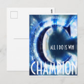 Carte Postale Un T-shirt TOUT-imprimé CHAMPION (Devant / Derrière)