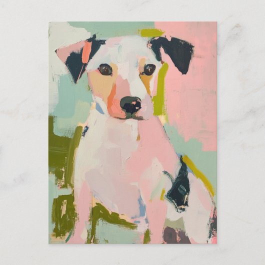 Carte Postale Un Térrier Mignon (Devant)