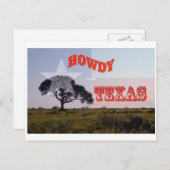 Carte Postale Un Texas Howdy ! (Devant / Derrière)