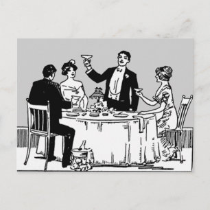 Carte Postale Un toast