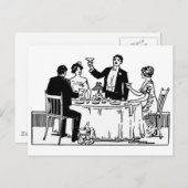 Carte Postale Un toast (Devant / Derrière)