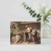 Carte Postale Un toast au couple engagé (Debout devant)