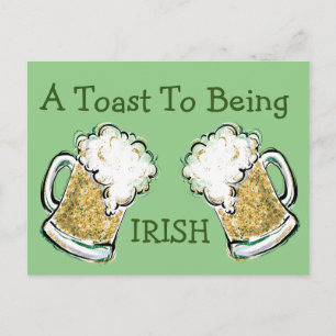 Carte Postale Un Toast Pour Les Irlandais