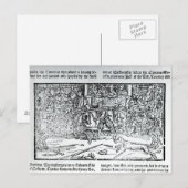 Carte Postale Un tournoi de jousting (Devant / Derrière)