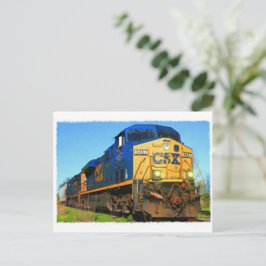 Carte Postale Un train CSX (Debout devant)