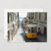 Carte Postale Un tramway à Lisbonne (Devant / Derrière)