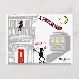 Carte Postale Un tramway appelé DÉSIR