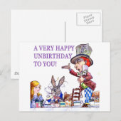 Carte Postale Un Très Heureux anniversaire pour vous! (Devant / Derrière)