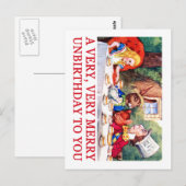 CARTE POSTALE UN TRÈS, TRÈS JOLI ANNIVERSAIRE POUR VOUS ! (Devant / Derrière)