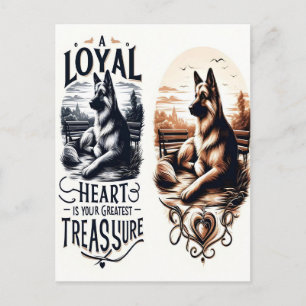Carte Postale Un trésor de coeur loyal