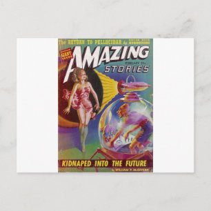 Carte Postale Un type pourpre dans le monde