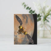 Carte Postale Un vaisseau Spacecraft Orbitant Mars. (Debout devant)