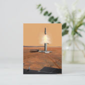 Carte Postale Un véhicule d'ascension quittant Mars. 2 (Debout devant)