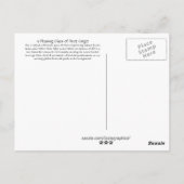 Carte Postale Un verre agréable de Pinot Grigio (Dos)