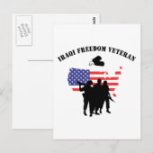 Carte Postale Un vétéran irakien de la liberté (Devant / Derrière)