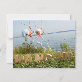 Carte Postale Un vibe de fubby encourageant.