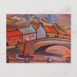 CARTE POSTALE UN VILLAGE DE CORNWALL