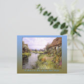 Carte Postale Un virage dans la rivière par Louis Aston Knight (Debout devant)