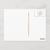 Carte Postale "Un virage très sérieux" (Dos)