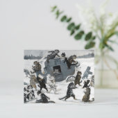 Carte Postale Un vol sur la route par Louis William Wain (Debout devant)