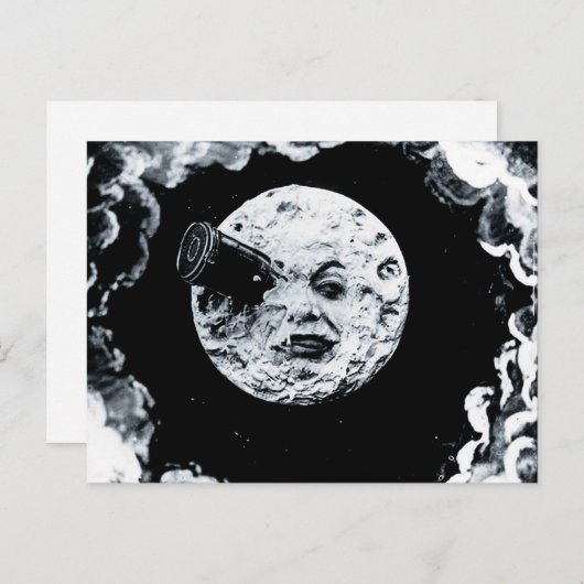 Carte Postale Un voyage sur la Lune (Devant / Derrière)