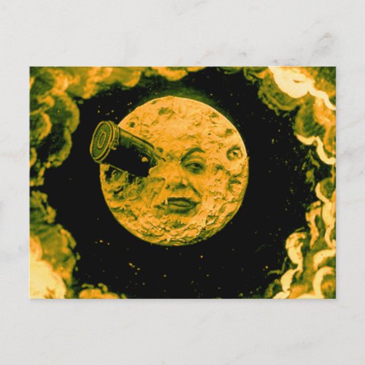 Carte Postale Un voyage sur la Lune (Devant)