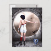 Carte Postale Unchain My Broken Heart Gothic Art Postcard (Devant / Derrière)