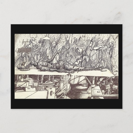 Carte Postale Under Observation, par Brian Benson (Devant)