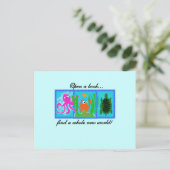 Carte Postale Undersea Adventure Ouvrir un livre (Debout devant)