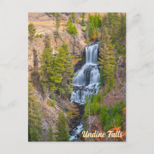 Carte Postale Undine Falls Lava Creek Parc national Yellowstone
