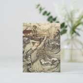 Carte Postale Undine par Arthur Rackham (Debout devant)