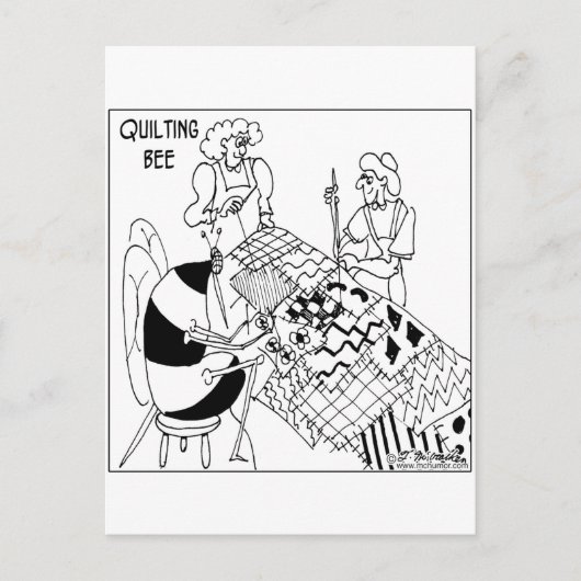 Carte Postale Une Abeille De Plantation (Devant)