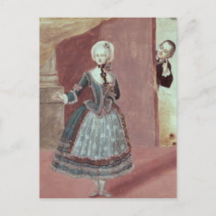 Carte Postale Une actrice au rôle de Rosine