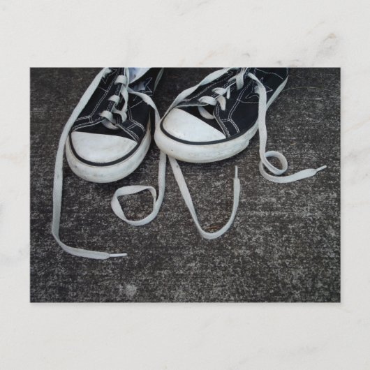 Carte Postale Une affaire d'amour de chaussures (Devant)