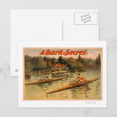 Carte Postale Une affiche théâtrale secrète (Devant / Derrière)