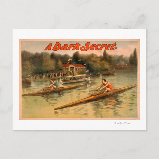 Carte Postale Une affiche théâtrale secrète (Devant)
