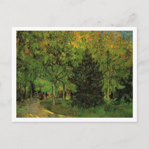 Carte Postale Une allée dans le jardin public à Arles