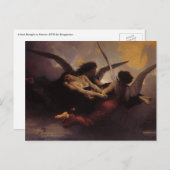 Carte Postale Une âme portée au ciel par Bouguereau (Devant / Derrière)