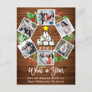 Carte Postale Une année Quarantaine Arbre de Noël 6 Photo