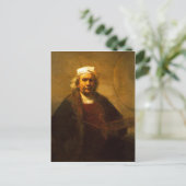 Carte Postale Une auto-protrait tardif de Rembrandt, d'une pério (Debout devant)