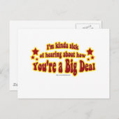 Carte Postale Une autre grande affaire (Devant / Derrière)