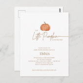 Carte Postale Une Baby Shower de genre neutre pour une petite ci (Devant / Derrière)