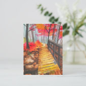 Carte Postale Une balade dans les bois (Debout devant)