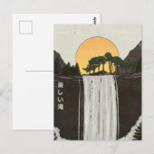 Carte Postale Une belle cascade (Devant / Derrière)
