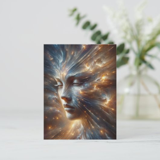 Carte Postale Une belle déesse des étoiles (Debout devant)