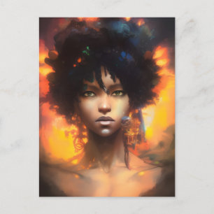 Carte Postale Une belle femme