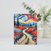 Carte Postale Une belle prairie (Debout devant)