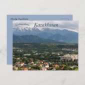 Carte Postale Une belle vue d'Almaty Kazakhstan (Devant / Derrière)