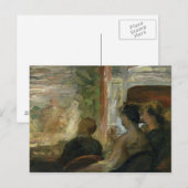 Carte Postale Une boîte au théâtre, vers 1865-70 (Devant / Derrière)